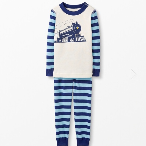 NWT HANNA ANDERSSON POLAR EXPRESS PAJAMA SET - Picture 1 of 2